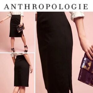 Anthropologie Essential Black Pencil Skirt
